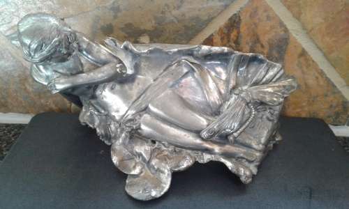 PEWTER FIGURINE   1920'S ?  SEE PICTURES FOR    WAYNE ONLY